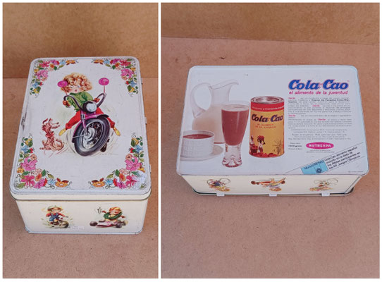 Cama metal Colacao Munich 1972 vintage. Ref CAR24/072B. 10x22x15