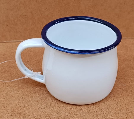 Taza metal esmaltado. Ref 9069. 6x6