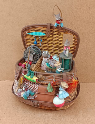 Enesco. Escena musical con movimiento. Ref 583502. 25x18x15