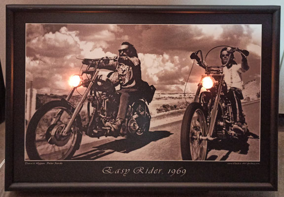 Cuadro luminoso Electric Art "Easy rider".  47x30. Hecho en USA.