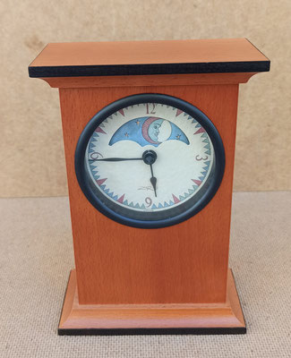 Reloj mesa madera. Ref CL011. 13x19
