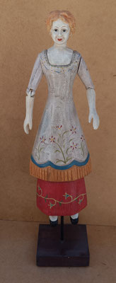 Figura femenina madera. Ref 4955. 44x12x10
