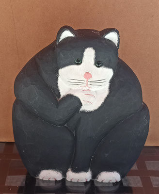 Gato madera. Ref 70212. 26x21x5