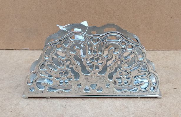 Servilletero metal. Ref 6Y2744. 15x3x8