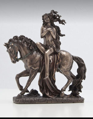 Lady Godiva en resina