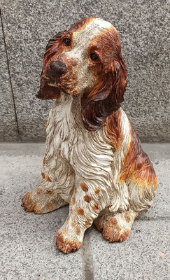 Perro de resina. Ref 4PR0027. 34x24x18