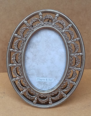 Portafotos oval resina. Ref 2F0925. 18x23