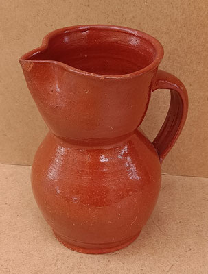 Jarra barro. 21x16x13