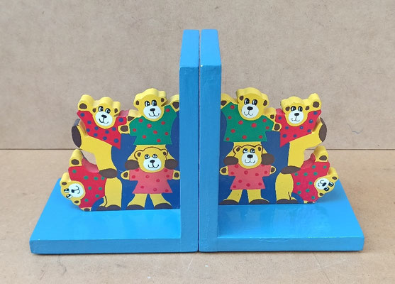 Sujetalibros madera