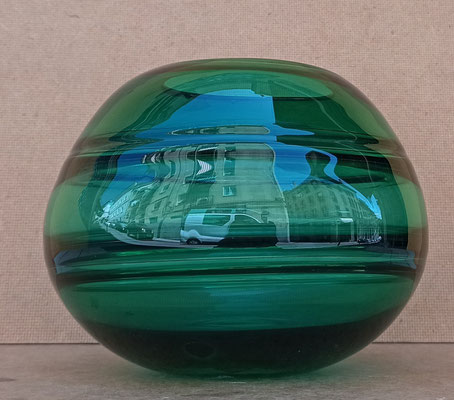 Jarrón cristal. Ref 3707. 18x19