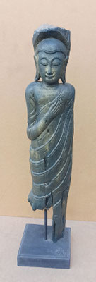 Buda tailandés de madera. Ref EL1231. 70x16x16