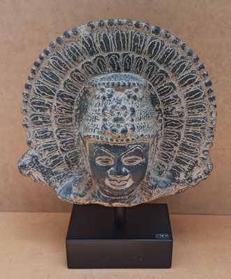Cabeza de Buda piedra. Ref 3475. 50x35x13