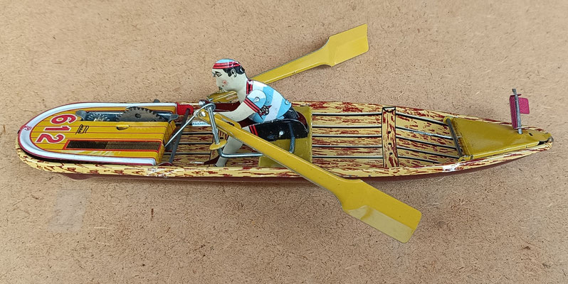 Canoa remos réplica Payá. 5x20x6