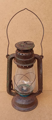 Farol minero envejecido. Ref 28321. 33x17x15