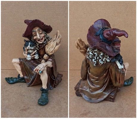 Bruja resina. 22x18x18