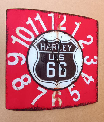 Relok cristal Harley ruta 66. Ref 1655. 49x49