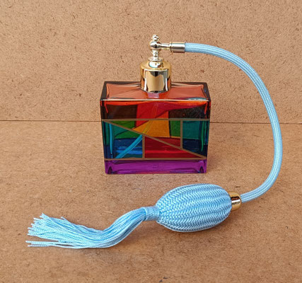 Perfumera cristal Zecchin style Murano. Hecho en Italia. 12x8x4