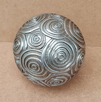 Bola decorativa resina. Ref 30953. 12 cms