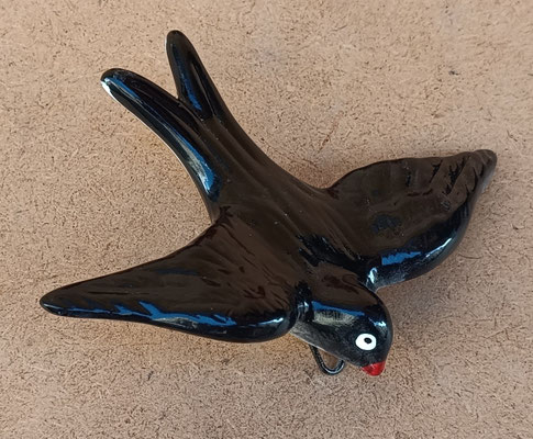 Golondrina artesanal cerámica. Ref GAL1. 9x13
