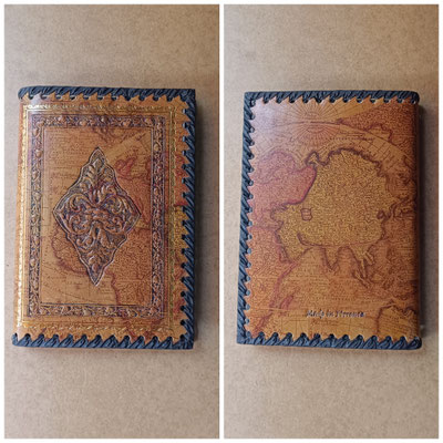 Cuaderno piel artesano hecho en Florencia. 20,5x14