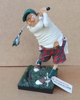 Guillermo Forchino. El golfista. Ref FO85504. Edición limitada y numerada. 39x16x17