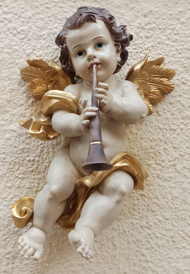 Figura ángel resina. Ref 4913/164. 45 cms