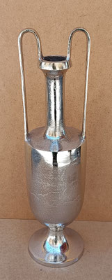 Jarrón metal. Ref 59384. 45x14. Pareja disponible 