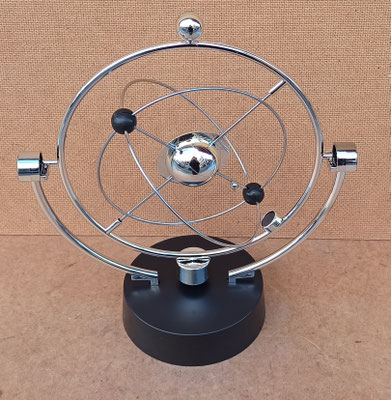 Esfera cosmos movimiento perpetuo. Ref 42254. 24x23x14