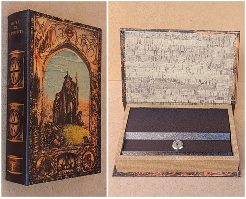 Libro caja fuerte con llave El señor de los anillos. Ref 200040542.24x16x5