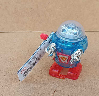 Robot Neutron mini plástico cuerda. Ref 90401. 6 cms