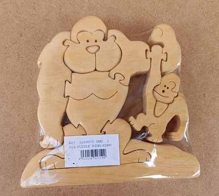 Puzle madera King Kong. Ref Horm. 17x15,5x3