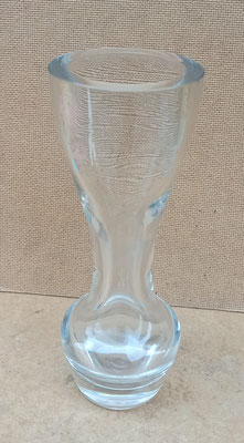 Jarrón cristal. 22x8