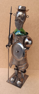 Botellero metal Don Quijote. Ref