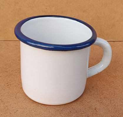 Taza metal esmaltado. Ref 903007. 7,5x10x5x8