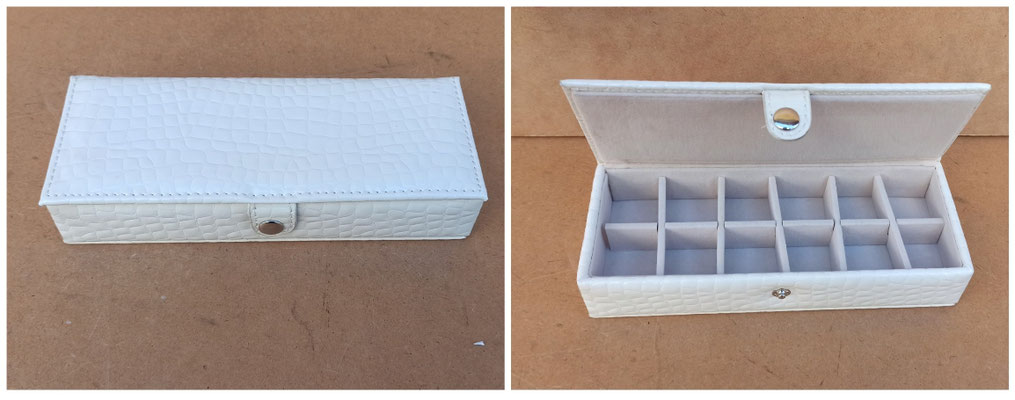 Caja pendientes. Ref 8309W. 21x8x4