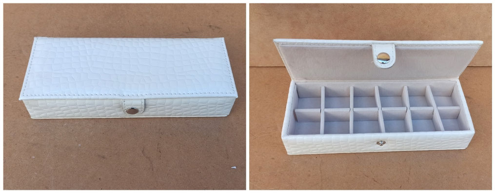 Caja pendientes. Ref 8309W. 21x8x4
