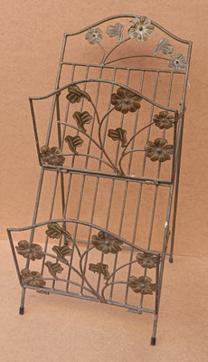 Revistero doble metal. Ref 5323/866. 77x33x29