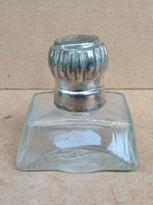 Tintero cristal. Ref 1229253. 7x7,5x5