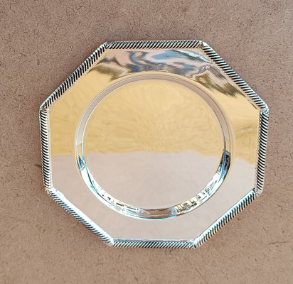 Bandeja metal. Ref 3312/577. 15,5x15,5