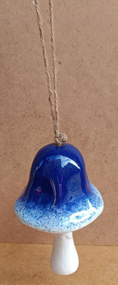 Campana seta cerámica. Ref 31223. 11x11x20