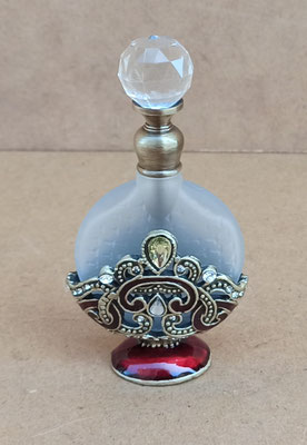Botella perfume cristal. Ref 25538. 9,5x5x2,5