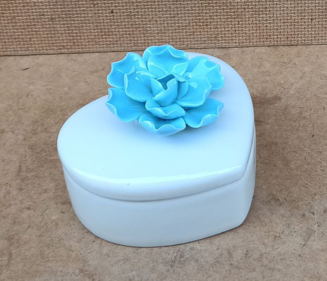 Caja porcelana. Ref 59917. 8x8