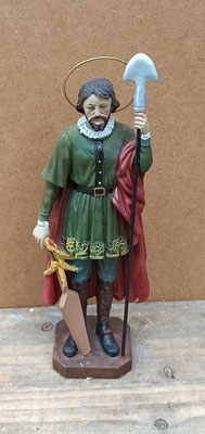 San Isidro Labrador reina. Ref 18/322. 19x6x4