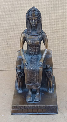 Figura egipcia bronce. Ref BR33. 20x9x9
