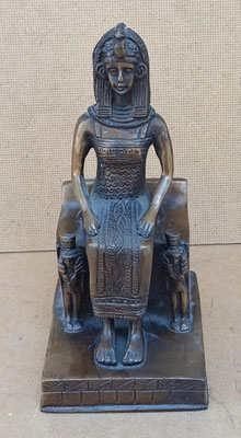 Figura egipcia bronce. Ref BR33. 20x9x9