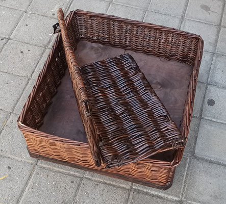 Cesto con tapa. Ref 100172. 52x47x19