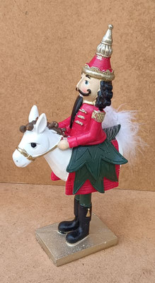 Cascanueces a caballo resina. Ref 6PR3454. 25x12x6