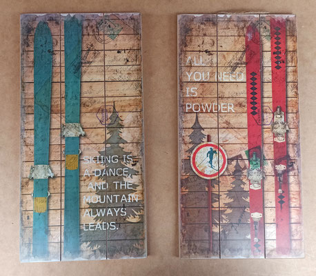 Tablas madera ski. Ref 15750. 48x24