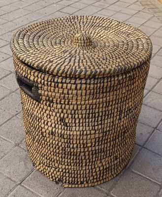 Cesto con tapa. Ref 79662. 50x45 