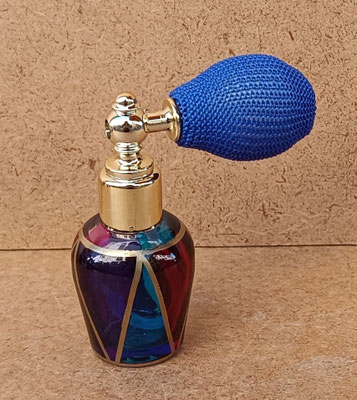 Perfumera cristal Zecchin style Murano. Hecho en Italia. 7x2 
